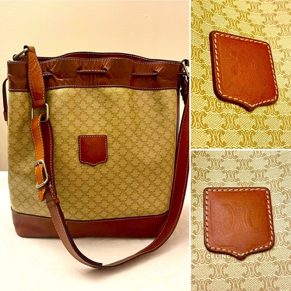 CELINE SAC SEAU Leather Bag - Picture 11 of 12